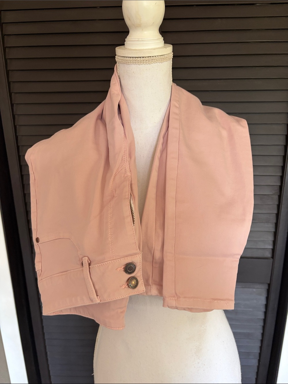 Women’s Pale Pink Skinny Jeans Size M Reg